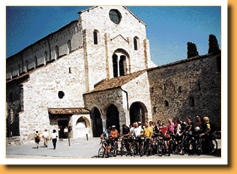 Radpilger auf dem Weg nach Barbana